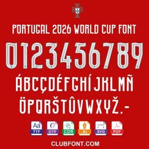 Portugal 2026 World Cup Font Download Portugal 2026 World Cup Font Download