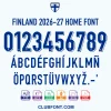 Finland-2026-27-Font-Preview-TTF-OTF Finland 2026-27 font numbers and letters vector graphic