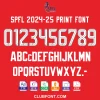 SPFL-2024-25-print-font (2) SPFL 2024-25 Font – TTF OTF CDR PDF Vector Files