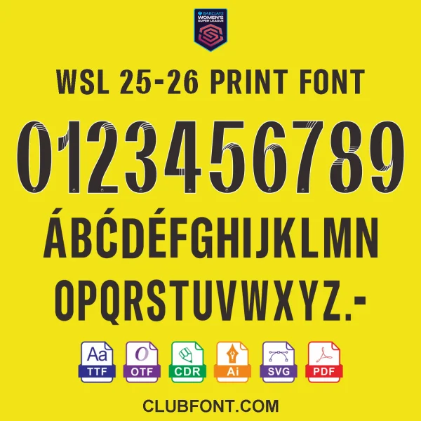 WSL-25-26-PRINT-FONT 02 WSL 25-26 Font – TTF OTF CDR PDF Vector