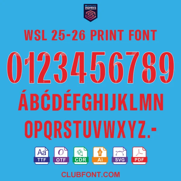 WSL-25-26-PRINT-FONT 03 WSL 25-26 Font – TTF OTF CDR PDF Vector